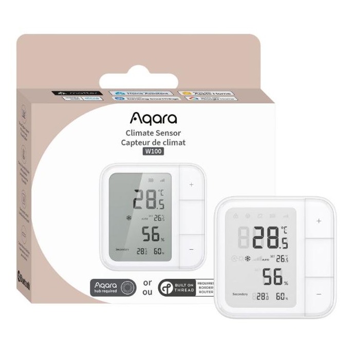 [TH-S04D] Aqara W100 – capteur de température et d’humidité