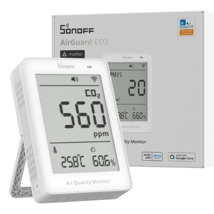 [SAWF-08P] SONOFF AirGuard CO2 – moniteur de qualité d’air