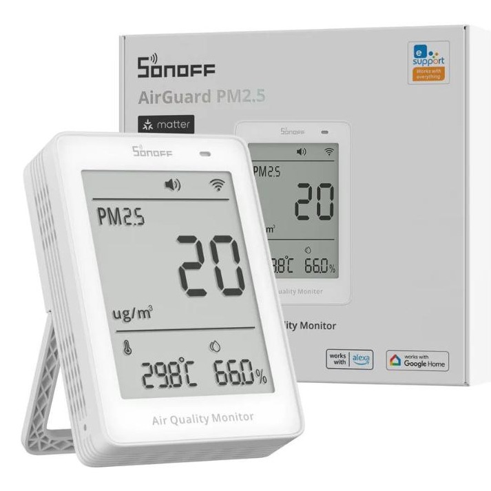 [SAWF-07P] SONOFF AirGuard PM2.5 – moniteur de particules fines