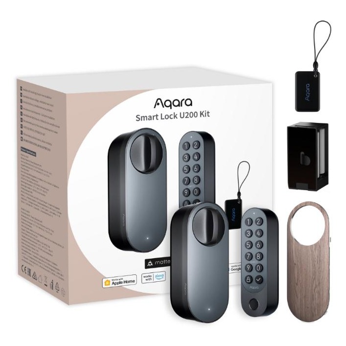 [AQ-U200-B] Aqara U200 – serrure connectée à poser (noir)